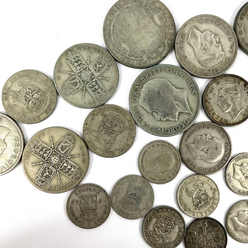 256 - Great Britain Pre 1920 & Pre 1947 Silver Coinage. Comprising: 1: Pre 1947 coinage £2.40 + 49 silver ... 