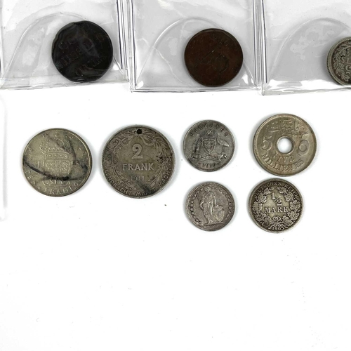 276 - Foreign Coinage - Including Much Silver. An EF-UNC 1916 Egyptian 10 Piastres, Netherlands 2 1/2 Guil... 