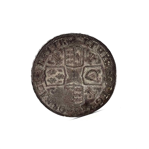 279N - Great Britain 1708 Queen Anne Crown. A very well detailed example of the 1708 Septimo silver crown. ... 