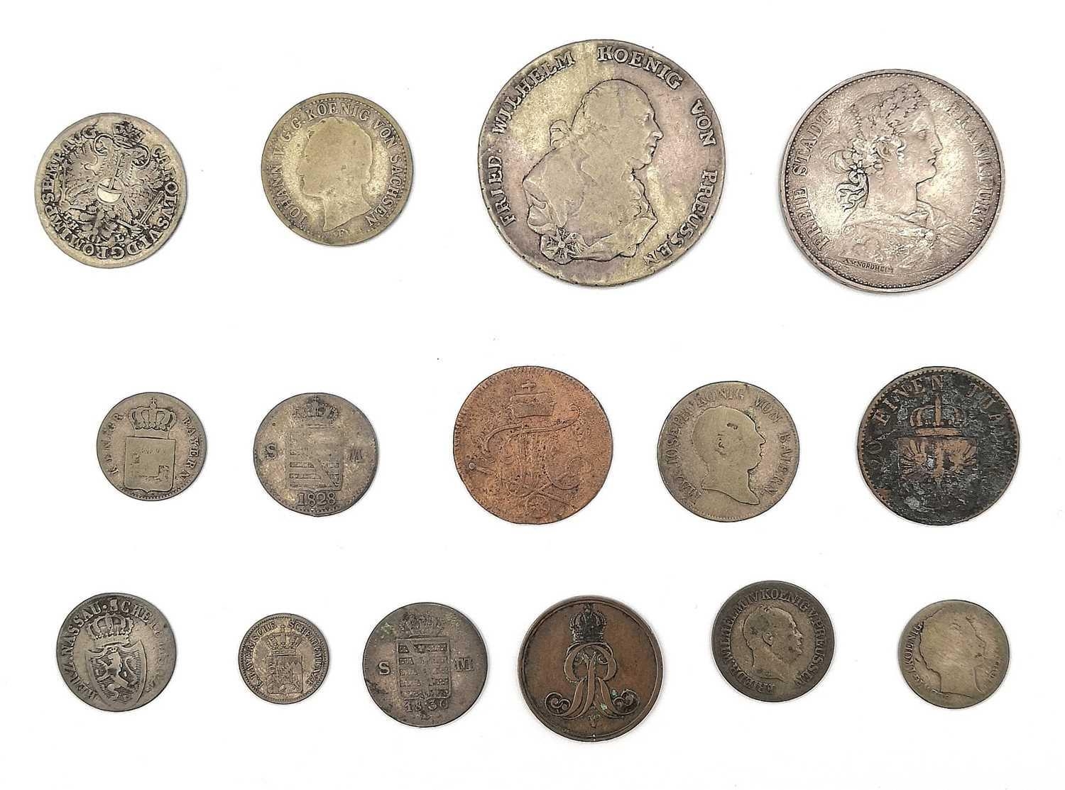 German States 18th & 19th Century Silver & Copper Coinage (x15 ...