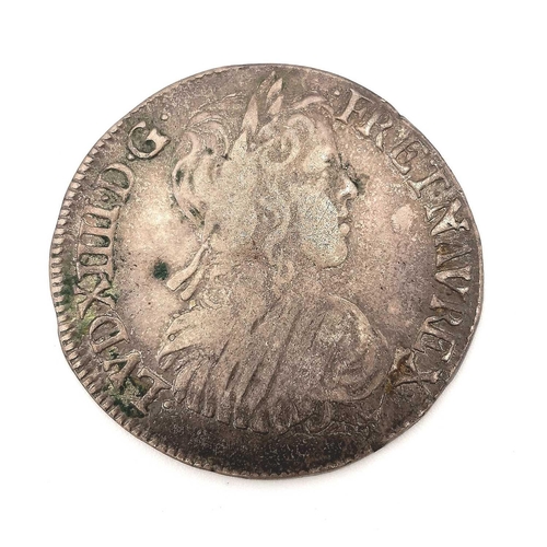 280I - France - 17th Century & 18th century 1/2 Ecu Silver Coinage, King Louis XIV & XV (x2). Comprising 1/... 