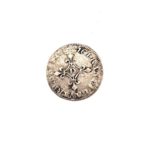 280J - France - Henry III to Louis XV Silver Lower Denomination Fractional ECU Coinage (x7). Comprising: 1/... 