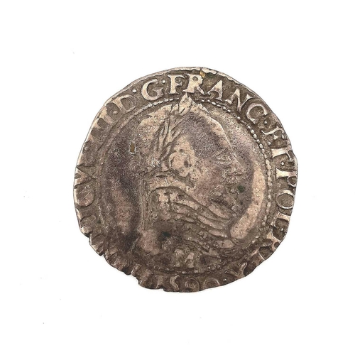 280J - France - Henry III to Louis XV Silver Lower Denomination Fractional ECU Coinage (x7). Comprising: 1/... 