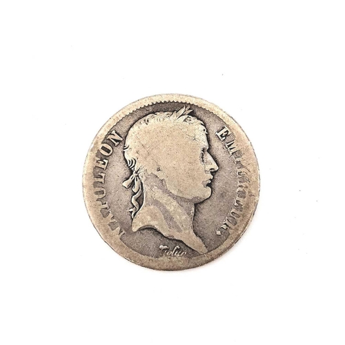 280K - France - Early 19th Century Louis XVIII & Napoleon Era Silver Coinage (x10). Comprising: Louis XVIII... 