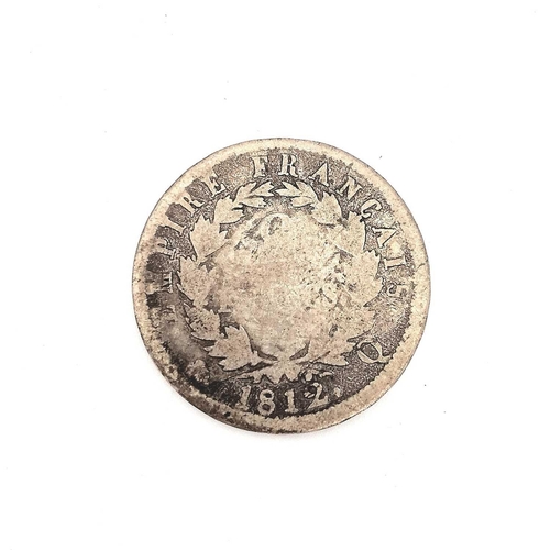 280K - France - Early 19th Century Louis XVIII & Napoleon Era Silver Coinage (x10). Comprising: Louis XVIII... 