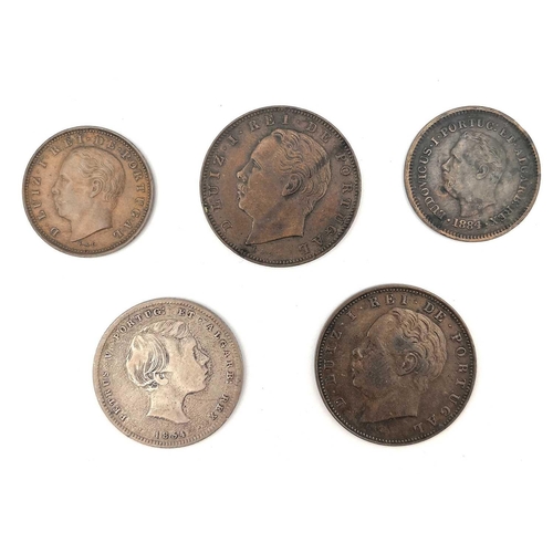 280P - SPAIN/MEXICO/PORTUGAL Spain/Mexico: An attractive 8 Reales 1779; 1 Real 1732 worn, 1782, 19th Centur... 