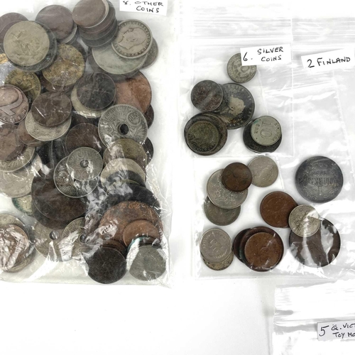 281 - Norway, Finland, Latvia, Austria etc late 19th Early 20th Century Coinage. Comprising: 1) Norway sil... 