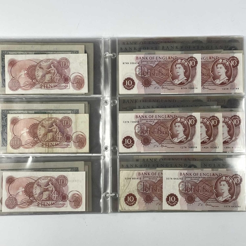 286B - GB Banknotes 1920's - 1970 A collection ranging from 10/- to £20. Bradbury £1, Mahon £1, 2 x Peppial... 