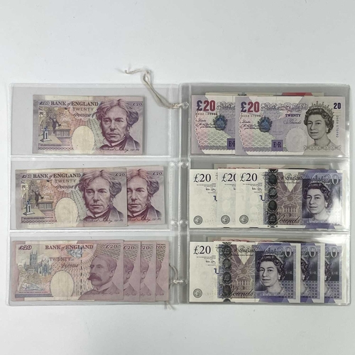 286D - G.B. Banknotes 1970s Onwards A Collection of G.B. Banknotes ranging from £20's to £50. £20 (Michael ... 