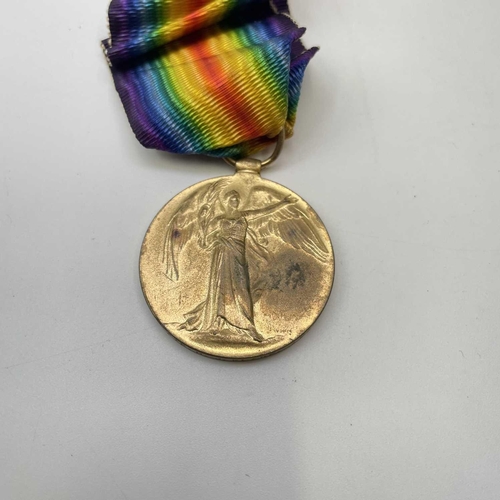 328 - Medals - WWI Pair etc. Pair to 42635 Pte. H.J. Blake Leic. Reg. Lot also includes silver sweetheart ... 