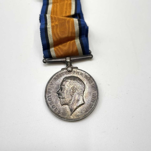 328 - Medals - WWI Pair etc. Pair to 42635 Pte. H.J. Blake Leic. Reg. Lot also includes silver sweetheart ... 