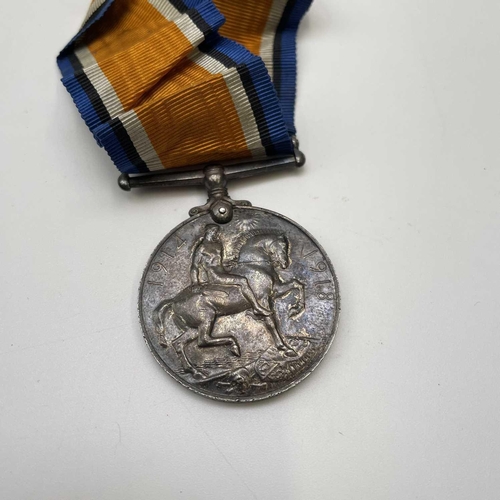 328 - Medals - WWI Pair etc. Pair to 42635 Pte. H.J. Blake Leic. Reg. Lot also includes silver sweetheart ... 