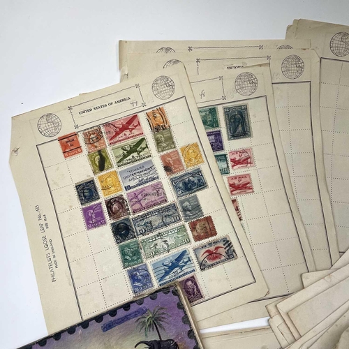 400 - Stamps. Box containing quantity of middle period stamps in albums and loose worth checking.