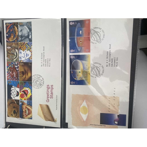 401 - Great Britain First Day Covers, November 1990 up to August 1999 (x128). A binder containing 128 mint... 