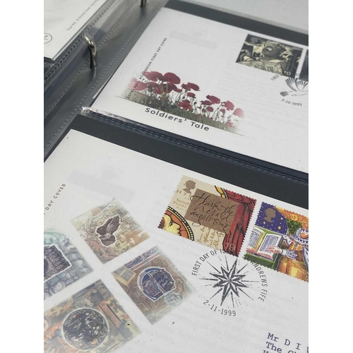 402 - Great Britain First Day Covers August 1999 up to March 2005 (x112). A binder containing 112 mint nea... 