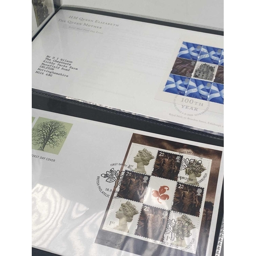 402 - Great Britain First Day Covers August 1999 up to March 2005 (x112). A binder containing 112 mint nea... 