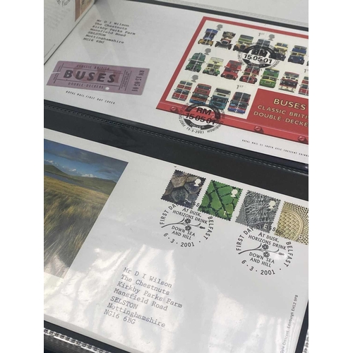 402 - Great Britain First Day Covers August 1999 up to March 2005 (x112). A binder containing 112 mint nea... 