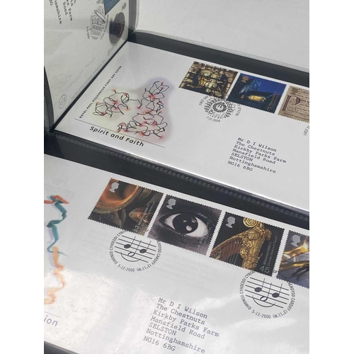 402 - Great Britain First Day Covers August 1999 up to March 2005 (x112). A binder containing 112 mint nea... 