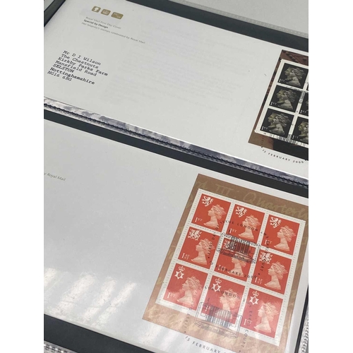 402 - Great Britain First Day Covers August 1999 up to March 2005 (x112). A binder containing 112 mint nea... 