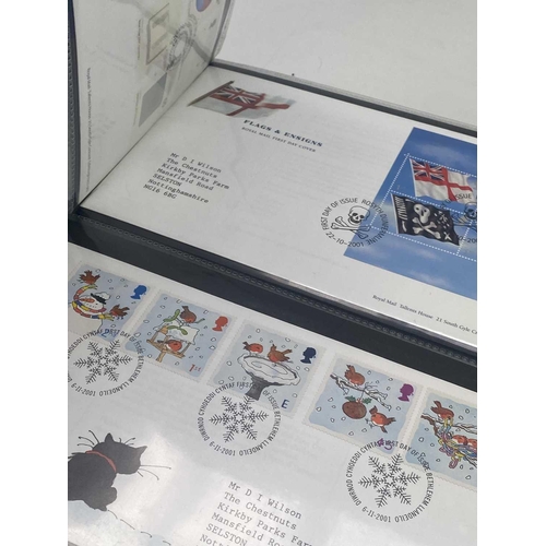 402 - Great Britain First Day Covers August 1999 up to March 2005 (x112). A binder containing 112 mint nea... 