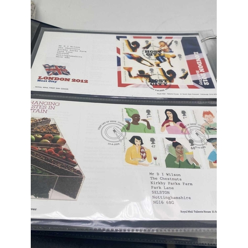 403 - Great Britain First Day Covers April 2005 up to September 2009 (x108). A binder containing 108 mint ... 