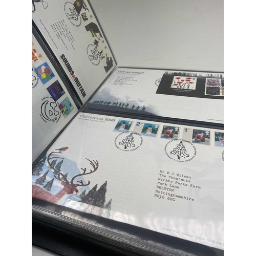 403 - Great Britain First Day Covers April 2005 up to September 2009 (x108). A binder containing 108 mint ... 