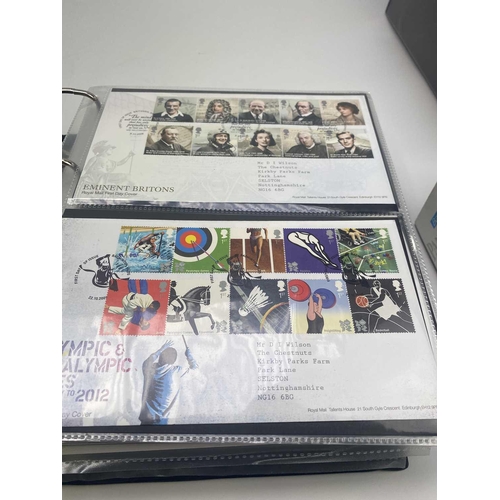 404 - Great Britain First Day Covers October 2009 up to November 2014 (x120). A binder containing 120 mint... 