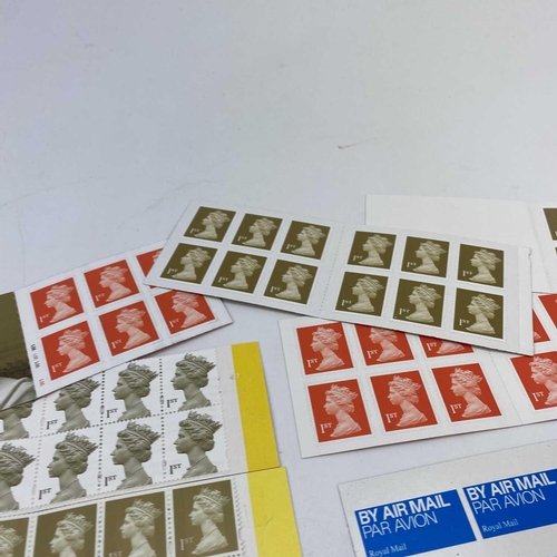 421 - Great Britain Mint Decimal Machin Head Definitive Stamps in Booklets. Comprising: 24 x 2nd; 130 x 1s... 