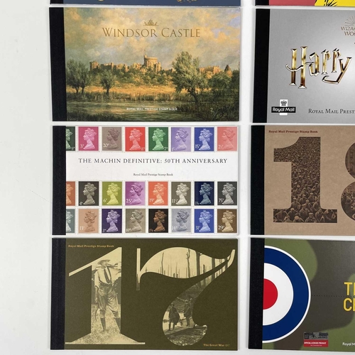 437 - Great Britain Unmounted Mint Decimal Prestige Books of Stamps Complete from 2017 to 2019. except for... 