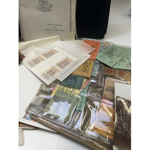 462 - Isle of Man Mint and Used plus Album of Isle of Man/Jersey/Guernsey. Comprising a plastic crate of u... 