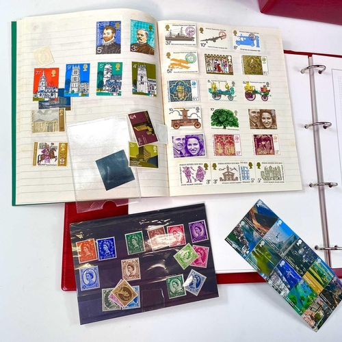 482 - Great Britain Mint Stamps - Mostly Decimal Era. A box containing 4 albums, face value of G.B. decima... 