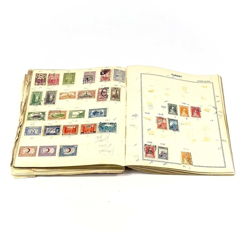 495 - World Stamp Collection & King George Vl Wartime Malaya Banknotes. Stamp Collection is a 