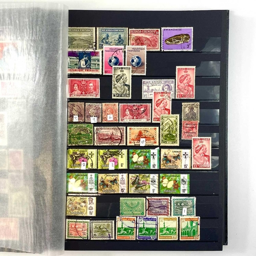 515 - World A to Z Used Collection Plus Mint British Islands Stamps and Various Covers. 1: Two black stock... 