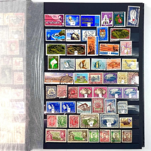 515 - World A to Z Used Collection Plus Mint British Islands Stamps and Various Covers. 1: Two black stock... 