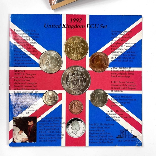 6 - UK Pattern Coins, Medallions and Dr Who interest, etc. Comprising: 1: A boxed cased 6 coin proof lik... 