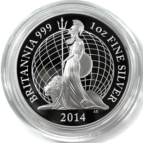 60 - 2014 Royal Mint Silver Proof 6 coin set 