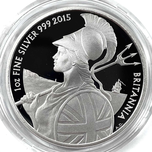 61 - 2015 Royal Mint Silver Proof 6 coin set 