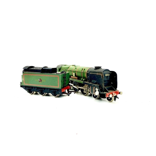 610 - Hornby Dublo 2 Rail 00 Gauge Locomotives (x2). Comprising: 1: West Country 4-6-2 no. 34042 