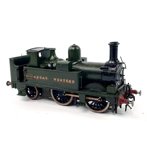 632 - Whitemetal GWR Interest Tank Engines (x4) Comprising: 1) 0-4-2T 517 class earlier number No 1436 2) ... 