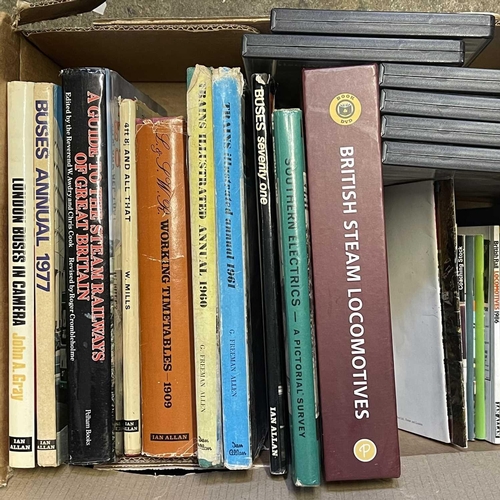 639 - Railway Books, etc. A collection of more than 50 railway books, plus bus books, etc. Noted 6 x Bradf... 