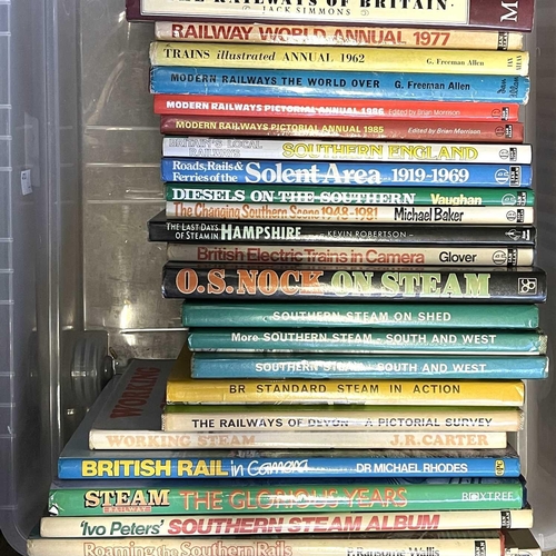 639 - Railway Books, etc. A collection of more than 50 railway books, plus bus books, etc. Noted 6 x Bradf... 