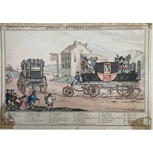 641 - Mid 19th Century Railway coloured engravings (x10) A box containing 10 coloured engravings - noted L... 