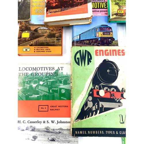 651 - G.W.R., Ian Allan etc, ABC Railway Trainspotting Books (x15). Comprising: 1: G.W.R. 