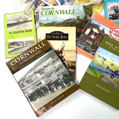 660 - Transport-Railway Devon & Cornwall Interest. Comprising books, limited edition Dapol Helston Gas Com... 