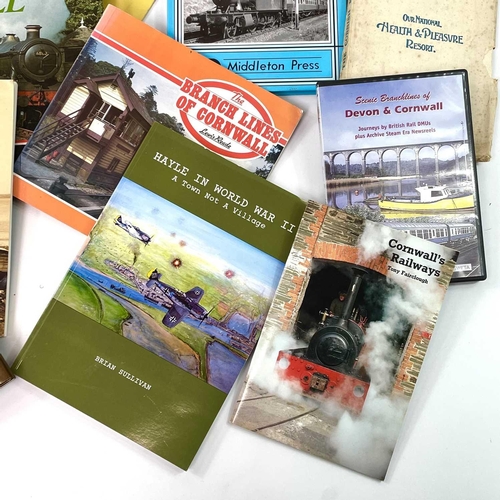 660 - Transport-Railway Devon & Cornwall Interest. Comprising books, limited edition Dapol Helston Gas Com... 