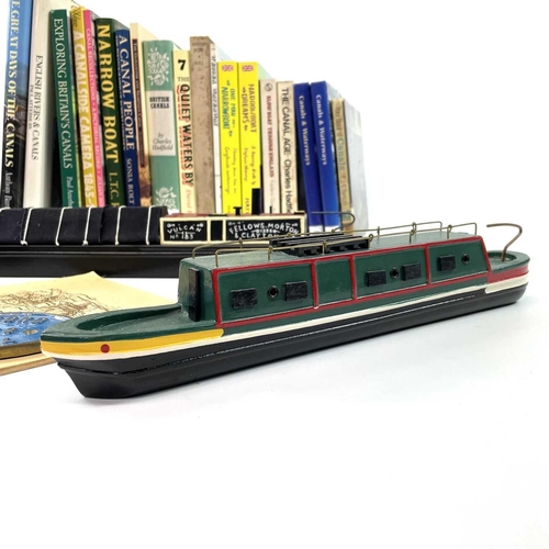 672 - Transport - Canals, Narrow Boat Books, Models etc. Comprising 20 various canal and narrow boat book ... 