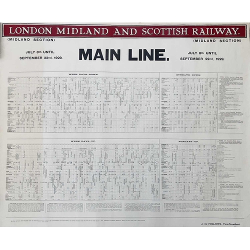 677 - Transport - Railways Official Full Colour Poster London Midland & Scotland Railways 1940's 