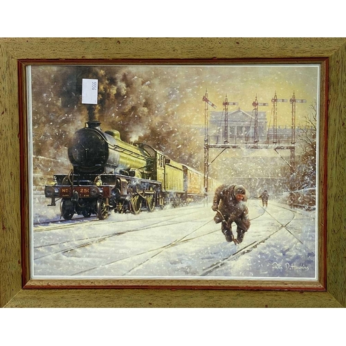 690 - Transport-Railwayana - Cornwall Interest etc. Painting of Hall Locomotive and Other (x11). Lot compr... 