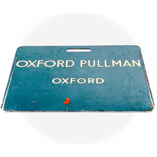 699D - British Railways Carriage Side Named Train Plate. A rail blue 