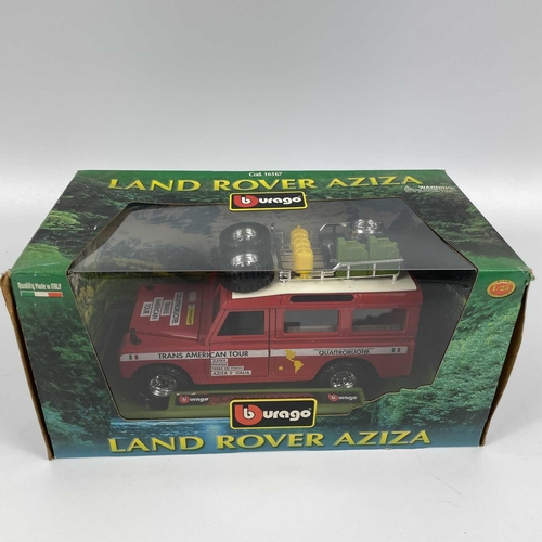 702 - Die Cast Land Rover/Range Rover Models (x7). Comprising 6 various boxed manufacturers in different s... 